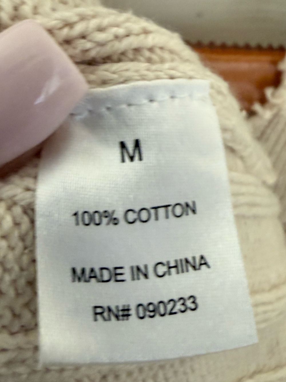 Vici Cream Ribbed Sweater - Picture 4 of 4